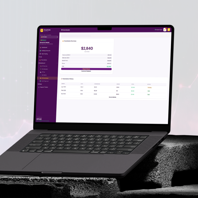 Commission breakdown ledger