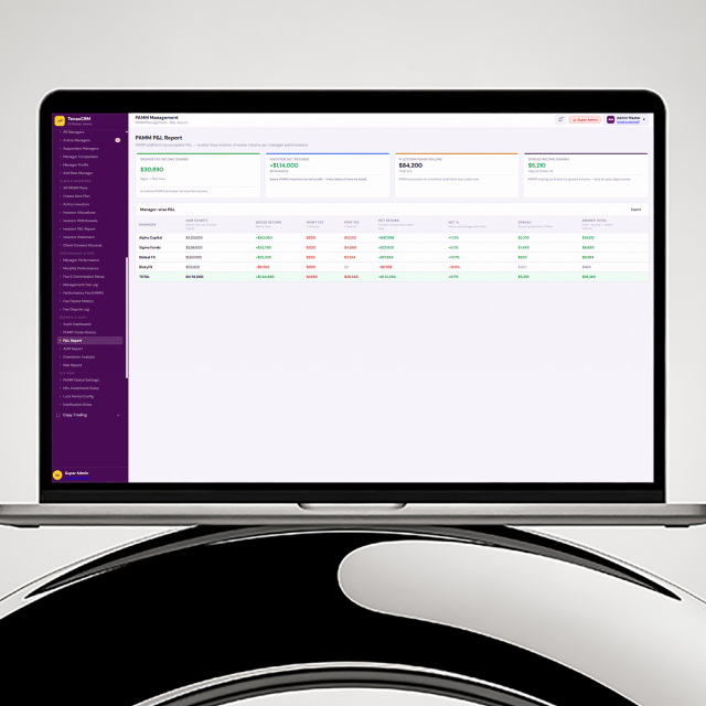 Admin PAMM overview